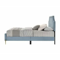 Best deal 😉 King Acme Furniture Milla Velvet Panel Bed 😉 -Beds Shop detail2ACM5454