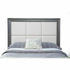 Budget 🥰 King Alpine Furniture Lorraine Storage Footboard Platform Bed ❤️ -Beds Shop detail2ALPE643