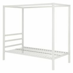 Cheap 🔔 Full/Double DHP Metal Canopy Bed 🎉 -Beds Shop detail2AMW1343