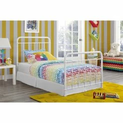 Budget ✔️ King DHP Brooklyn Panel Bed 🎉 -Beds Shop detail2AMW937