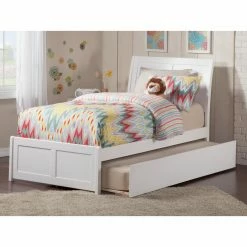 Outlet 🔔 Full/Double AFI Furnishings Portland Platform Bed With Matching Foot Board 😀 -Beds Shop detail2ATF898