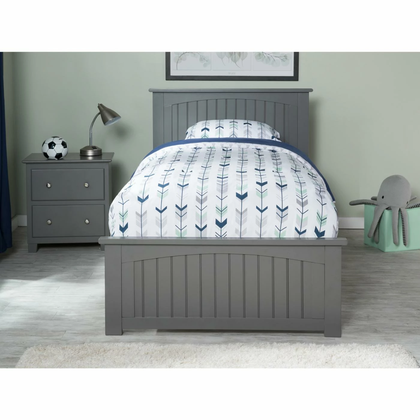 Outlet π Queen AFI Furnishings Nantucket Platform Bed With Matching Foot Board π 5 Outlet π Queen AFI Furnishings Nantucket Platform Bed With Matching Foot Board π - Image 3