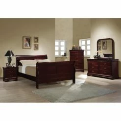Cheap ❤️ Twin Coaster Furniture Louis Philippe II Sleigh Bed 🔥 -Beds Shop detail2COA5009