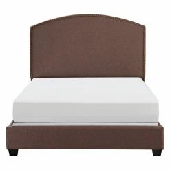 Discount 🎉 Full/Double Crosley Cassie Curved Upholstered Low Profile Bed ✔️ -Beds Shop detail2CRY919