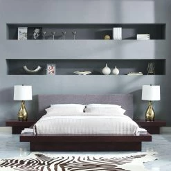 Budget 🎁 Modway Freja Platform Bed With Nightstands - Queen 😉 -Beds Shop detail2EEI1460