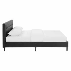 Promo 💯 Full/Double Modway Linnea Faux Leather Platform Bed - Full ❤️ -Beds Shop detail2EEI1705