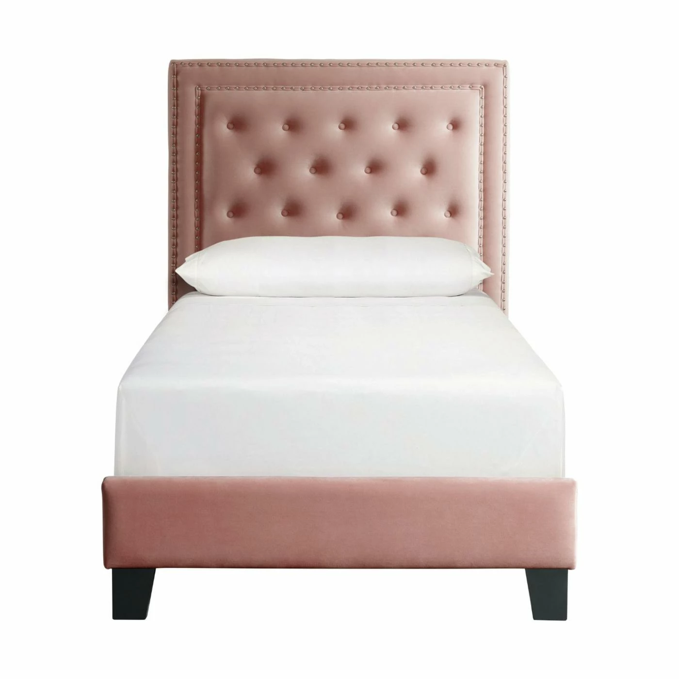 Hot Sale ⭐ Twin Picket House Furnishings Teagan Upholstered Platform Bed ⌛ 6 Hot Sale ⭐ Twin Picket House Furnishings Teagan Upholstered Platform Bed ⌛ - Image 4