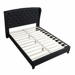 Cheapest 😍 Best Master Furniture Jackman Platform Bed - California King - Black 🔔 -Beds Shop detail2FIRR316