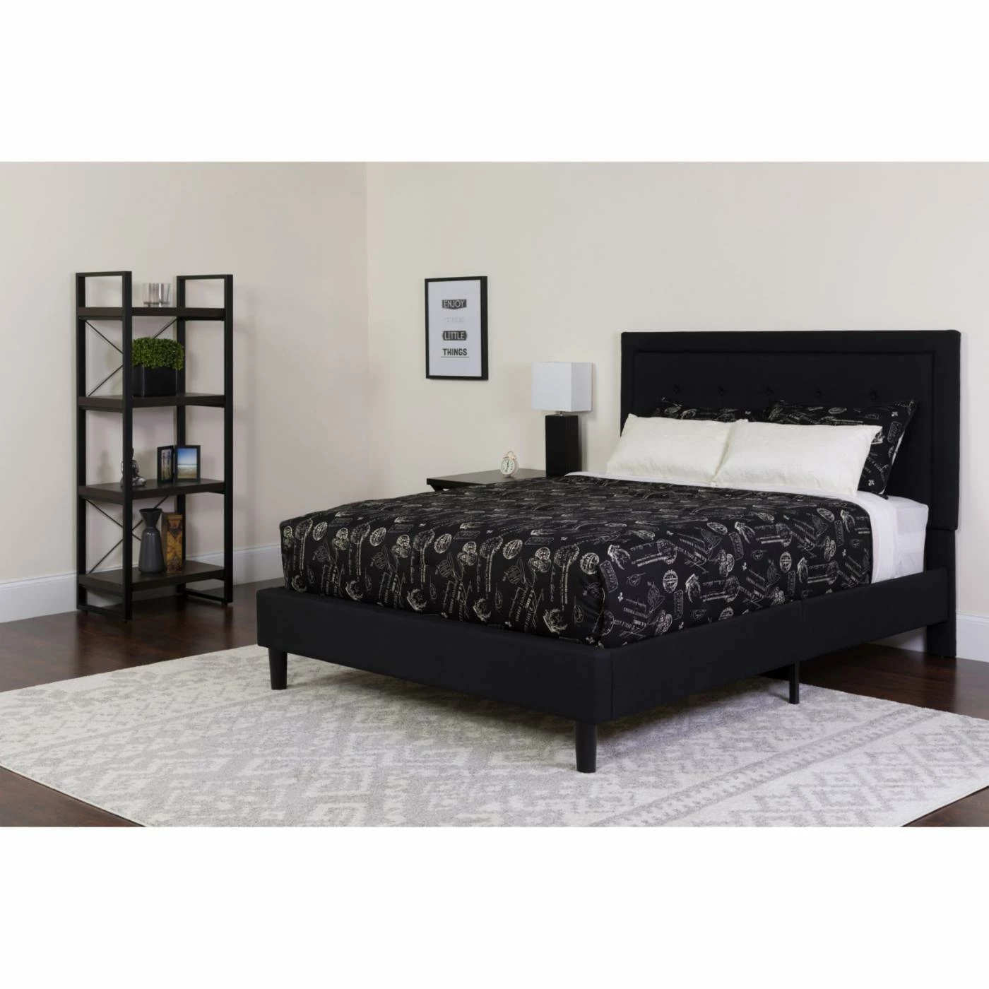 Best Pirce ⌛ King Flash Furniture Roxbury Tufted Upholstered Platform Bed With Pocket Spring Mattress ✔️ 6 Best Pirce ⌛ King Flash Furniture Roxbury Tufted Upholstered Platform Bed With Pocket Spring Mattress ✔️ - Image 4