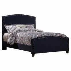 Promo 🎉 King Hillsdale Furniture Kerstein Nail Head Upholstered Panel Bed 🎁 -Beds Shop detail2HL4550