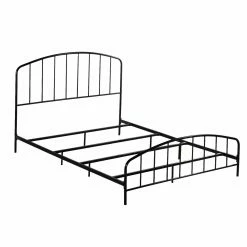 Hot Sale 🎁 King Hillsdale Furniture Tolland Arched Spindle Metal Panel Bed 👍 -Beds Shop detail2HL5407