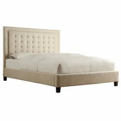 Best deal 🧨 King HN Home Norwalk Transitional Upholstered Low Profile Bed 💯 -Beds Shop detail2HME2867