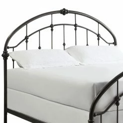 Best Pirce 🔔 King Weston Home Bolten Round Top Metal Platform Bed 🧨 -Beds Shop detail2HME3364