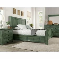 Wholesale ✨ King Weston Home Crestler Platform Storage Sleigh Bed 🔔 -Beds Shop detail2HME3567