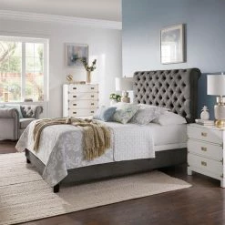 Cheapest β€οΈ Queen Weston Home Fillmore Diamond-Tufted Rolled Top Bed π 15 Cheapest β€οΈ Queen Weston Home Fillmore Diamond-Tufted Rolled Top Bed π -Beds Shop detail2HME3710