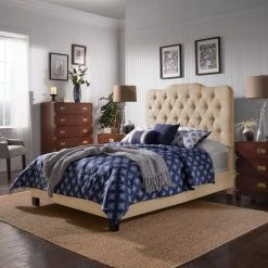 New ❤️ King Weston Home Kearny Adjustable Diamond-Tufted Camel Back Bed ⭐ 15 New ❤️ King Weston Home Kearny Adjustable Diamond-Tufted Camel Back Bed ⭐ -Beds Shop detail2HME3711