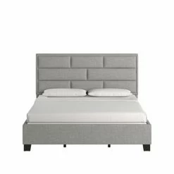 Cheapest 🌟 Queen Weston Home Raiden Upholstered Panel Bed 👏 -Beds Shop detail2HME3794