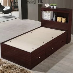 Discount ⭐ Twin Hodedah Imports Captain Bed With 3 Drawers 😉 -Beds Shop detail2HODE154 1