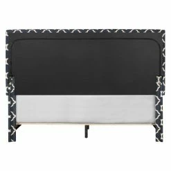 Best Sale 💯 King Right2Home Marine Quatrefoil Upholstered Platform Bed With Nailhead Trim 😉 -Beds Shop detail2HOMM1964