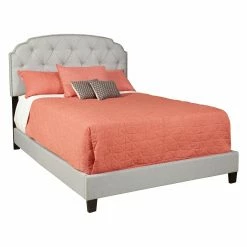 Discount 🥰 Home Meridian Trespass Marmor Tufted Nail Head Upholstered Bed - Queen 🛒 -Beds Shop detail2HOMM408