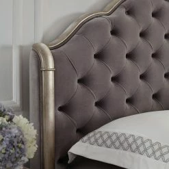 Coupon ❤️ California King Pulaski Rhianna Upholstered Bed ⌛ -Beds Shop detail2HOMM839