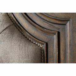 New 💯 California King Hooker Furniture Hill Country Fair Oaks Upholstered Low Profile Bed 🌟 -Beds Shop detail2HOOK5560