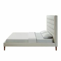 Best deal π€© Queen Inspired Home Scott Linen Upholstered Platform Bed π 14 Best deal π€© Queen Inspired Home Scott Linen Upholstered Platform Bed π -Beds Shop detail2INSP068
