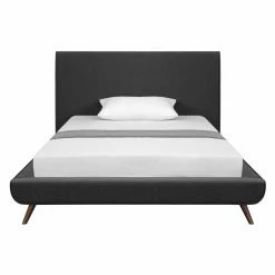 Cheapest ⌛ King Loft Lyfe Gricelda Upholstered Linen Platform Bed ⭐ -Beds Shop detail2INSP191