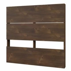 Flash Sale ❤️ Queen Nexera Nocce Platform Bed With Plank Effect Headboard 🛒 -Beds Shop detail2MFI752