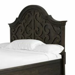 Discount 😀 California King Magnussen Bellamy Traditional Peppercorn Shaped Panel Bed 🔥 -Beds Shop detail2MHF3320