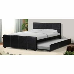 Best Pirce 😉 Full/Double Milton Greens Stars Bailey Twin Trundle Platform Bed 🎉 -Beds Shop detail2MILT347