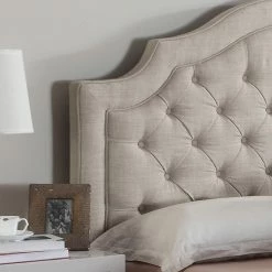 Cheap 🔔 King Rosevera Angelo Diamond Tufted Upholstered Panel Bed 🥰 -Beds Shop detail2ROSE013