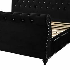 Best reviews of 🧨 Queen Roundhill Furniture Evora Platform Bed 🎁 -Beds Shop detail2ROUN469