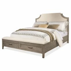 Best reviews of 😉 Queen Riverside Furniture Vogue Upholstered Storage Bed 🎁 -Beds Shop detail2RVS3522