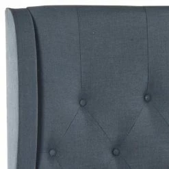 Brand new ⭐ Queen Safavieh Blanchett Wingback Upholstered Platform Bed 🌟 -Beds Shop detail2SAV4703