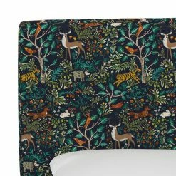 Best Sale ⭐ King Skyline Furniture Folkland Seam Upholstered Low Profile Bed 🎉 -Beds Shop detail2SKY1991