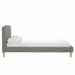 Coupon 👍 California King Gray Upholstered Platform Bed By Drew Barrymore Flower Home 🤩 -Beds Shop detail2SKY2013
