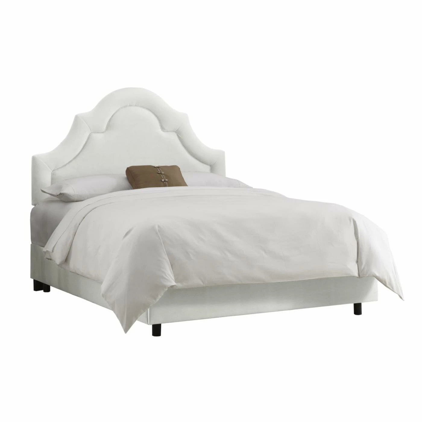 Discount π Skyline Furniture California King Arch Border Velvet Upholstered Bed π₯° 6 Discount π Skyline Furniture California King Arch Border Velvet Upholstered Bed π₯° - Image 4