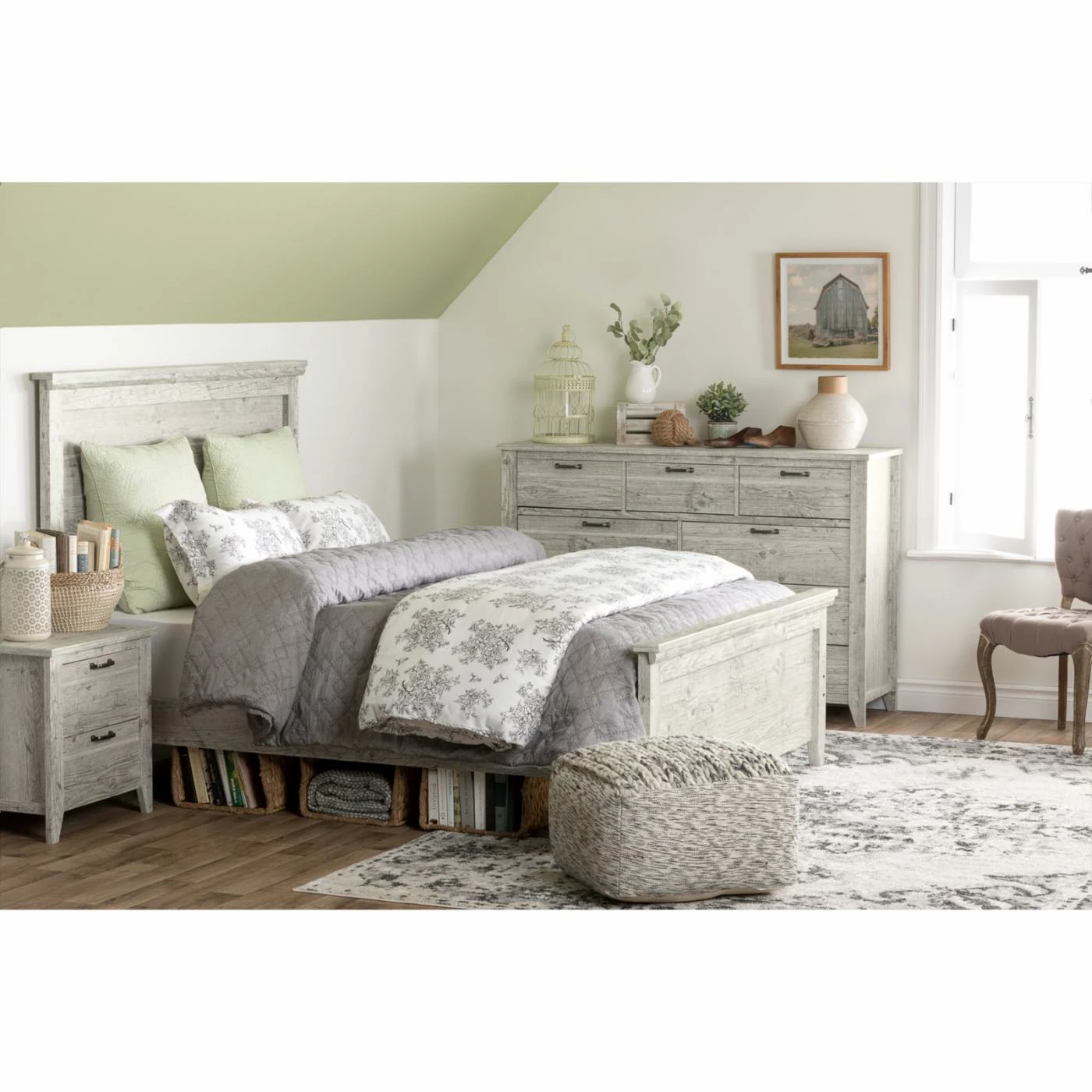 Buy π South Shore Lionel Queen Platform Bed βοΈ 6 Buy π South Shore Lionel Queen Platform Bed βοΈ - Image 4