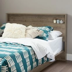 Outlet 🎁 South Shore Holland Full / Queen Platform Complete Bed With Drawer 🔥 -Beds Shop detail2SSI1845