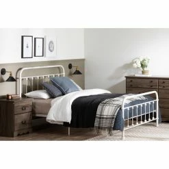 Best Sale 🤩 South Shore Prairie Metal Platform Bed - Queen ✔️ -Beds Shop detail2SSI1967