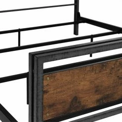 Deals π Walker Edison Queen Size Metal And Wood Plank Bed - Brown π₯° 9 Deals π Walker Edison Queen Size Metal And Wood Plank Bed - Brown π₯° -Beds Shop detail2WAL384