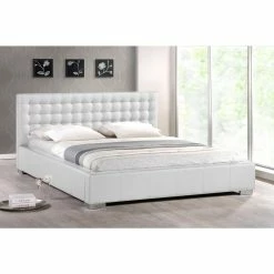 Discount ❤️ King Baxton Studio Madison Modern Platform Bed 👏 -Beds Shop detail2WSI1450
