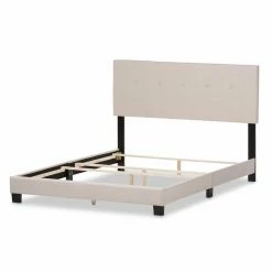 Cheapest 👍 King Baxton Studio Hampton Low Profile Bed 🔥 -Beds Shop detail2WSI3212