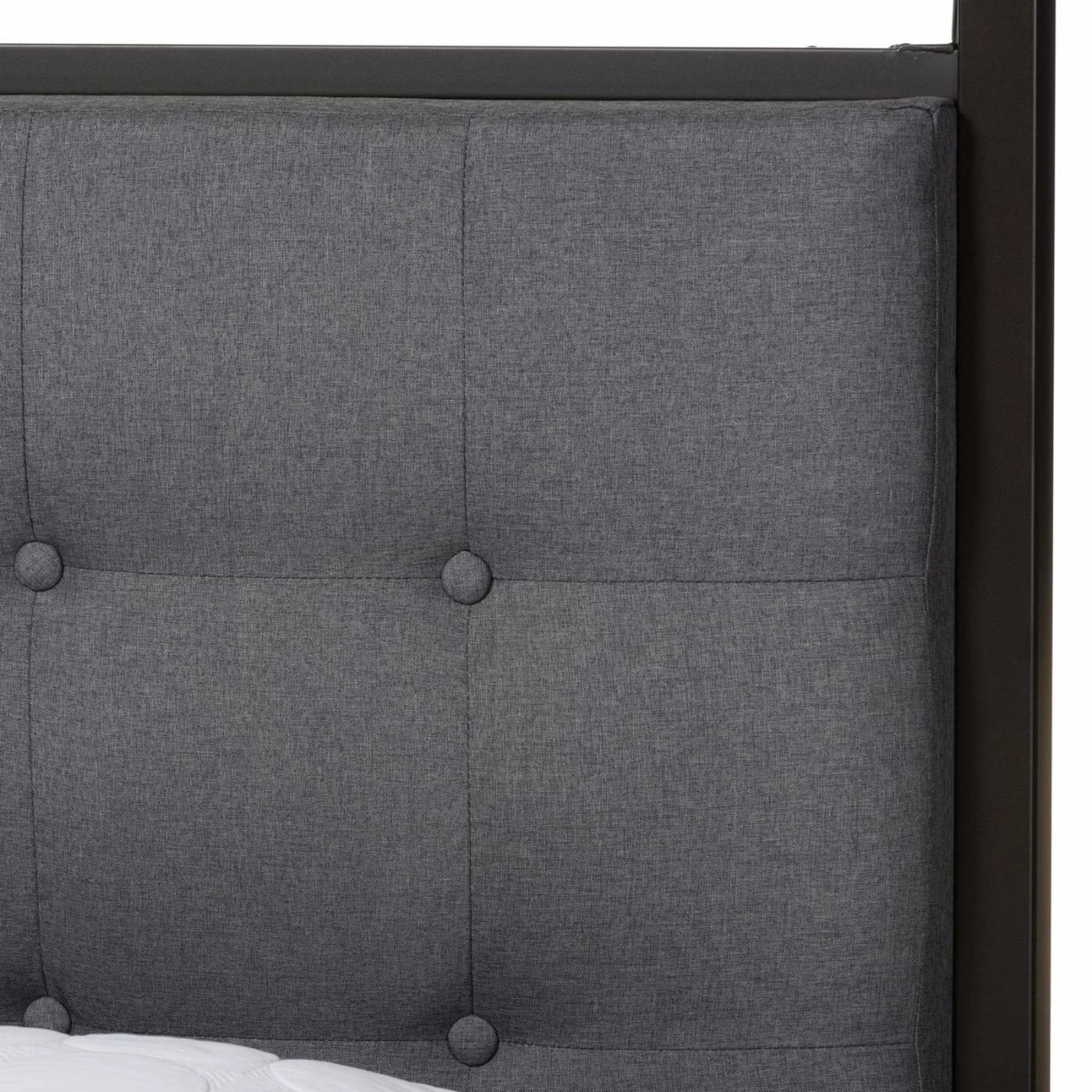 Wholesale ⨠Baxton Studio Eleanor Canopy Queen Bed 𧨠6 Wholesale ⨠Baxton Studio Eleanor Canopy Queen Bed 𧨠- Image 4