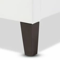 Best reviews of 🌟 King Baxton Studio Lancashire Faux Leather Platform Bed 🎉 -Beds Shop detail2WSI3530