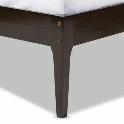 Flash Sale 🤩 King Baxton Studio Bentley Solid Wood Platform Bed 🎉 -Beds Shop detail2WSI3539