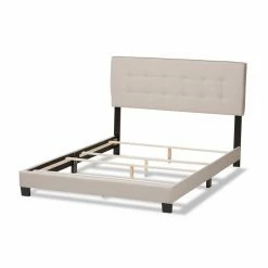 Brand new 𧨠King Baxton Studio Audrey Upholstered Low Profile Bed π 14 Brand new 𧨠King Baxton Studio Audrey Upholstered Low Profile Bed π -Beds Shop detail2WSI3841