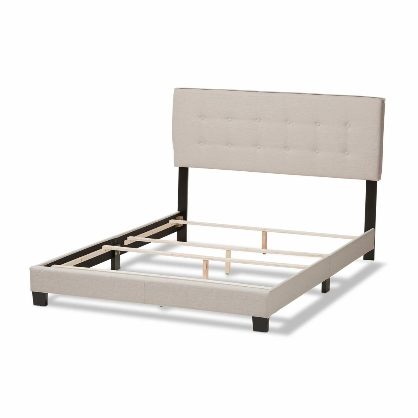Brand new 𧨠King Baxton Studio Audrey Upholstered Low Profile Bed π 6 Brand new 𧨠King Baxton Studio Audrey Upholstered Low Profile Bed π - Image 4