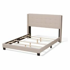 Outlet β€οΈ King Baxton Studio Lisette Upholstered Low Profile Bed π 15 Outlet β€οΈ King Baxton Studio Lisette Upholstered Low Profile Bed π -Beds Shop detail2WSI4151